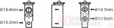 VAN WEZEL 33001389 -  Расширительный клапан, кондиционер